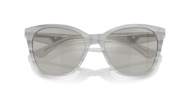 Emporio Armani EA4222U in Shiny Striped Grey - Alternate View