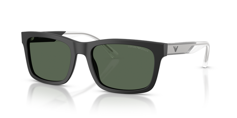 Emporio Armani EA4224 in Matte Black - Front View
