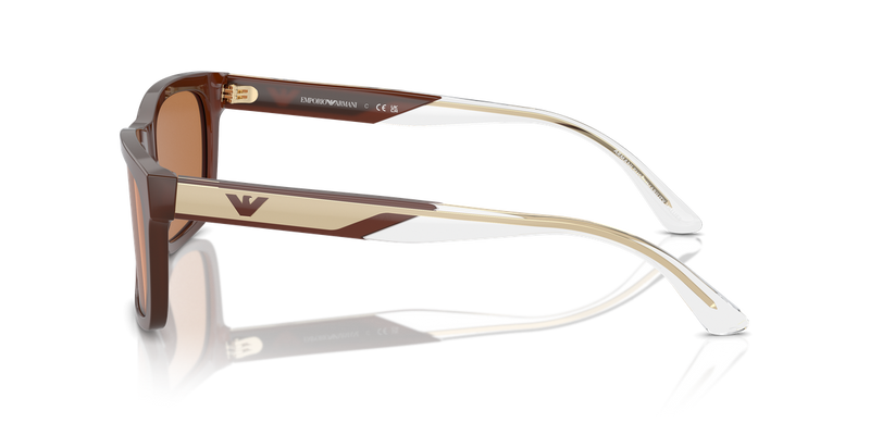 Emporio Armani EA4224 in Shiny Opaline Brown - Alternate View