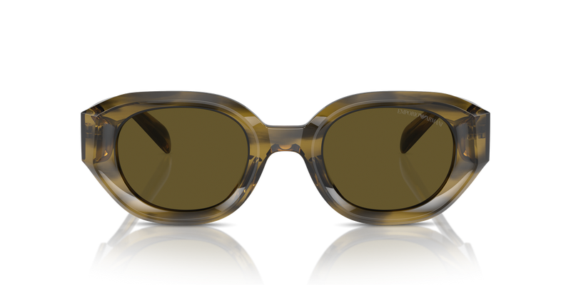 Emporio Armani EA4230U in Shiny Striped Green - Alternate View