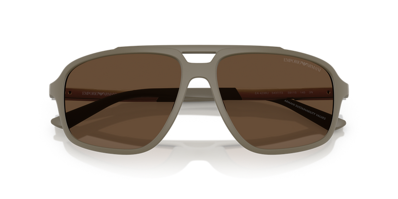Emporio Armani EA4236U in Matte Beige - Side View