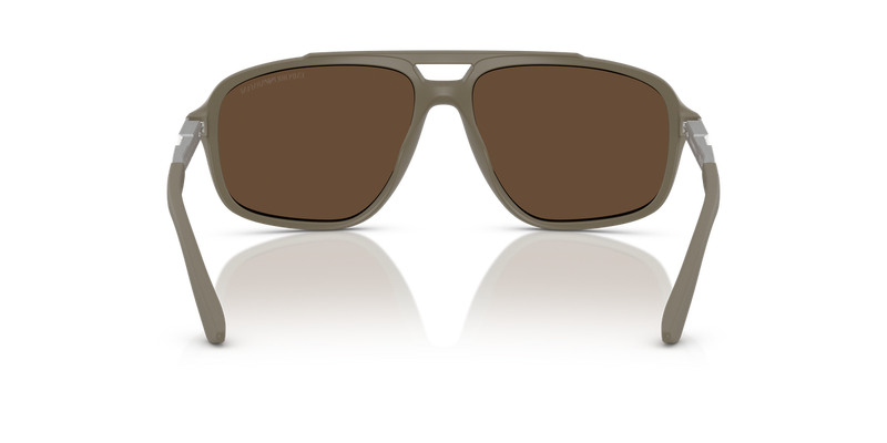 Emporio Armani EA4236U in Matte Beige - Temple Detail