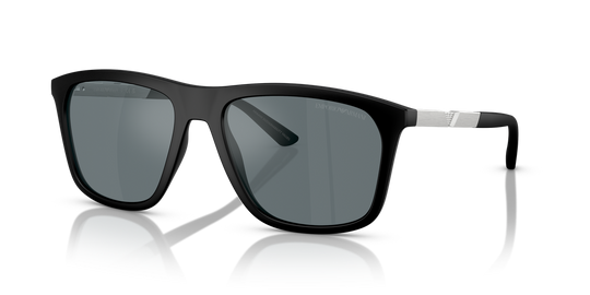 Emporio Armani EA4237F - Matte Black / Grey Mirror Black (50016G)