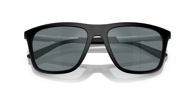 Emporio Armani EA4237F in Matte Black - Side View