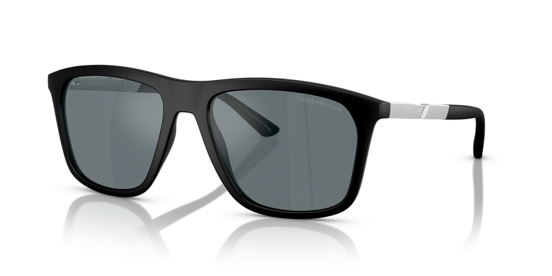 Emporio Armani EA4237 in Matte Black - Front View