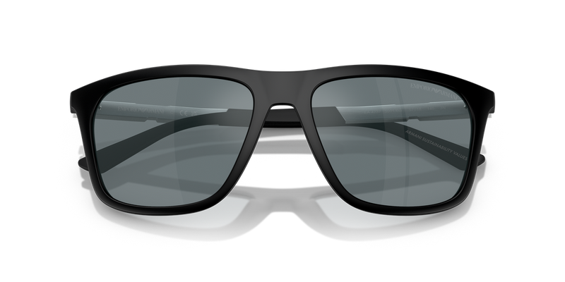 Emporio Armani EA4237 in Matte Black - Side View