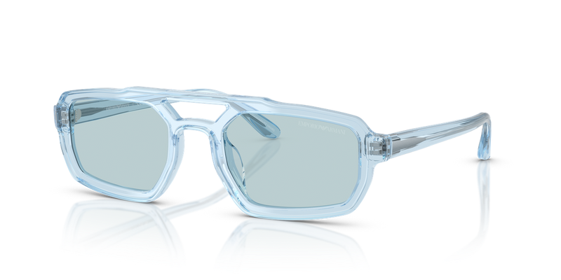 Emporio Armani EA4240U in Shiny Transparent Light Blue - Alternate View