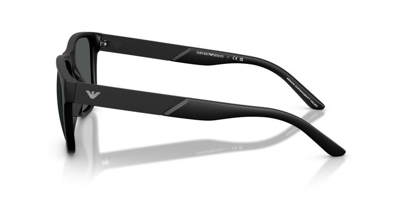 Emporio Armani EA4243F in Matte Black - Back View