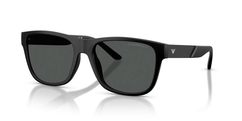 Emporio Armani EA4243 in Matte Black - Front View