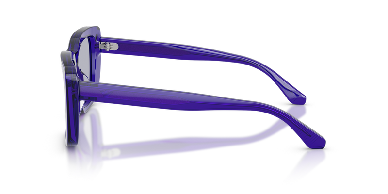 Emporio Armani EA4246U in Shiny Transparent Purple - Alternate View