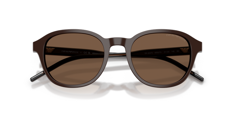 Emporio Armani EA4247U in Shiny Brown - Alternate View