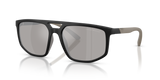 Matte Black / Light Grey Mirror Silver (50016G)
