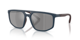Matte Blue / Dark Grey Mirror Silver (62606G)