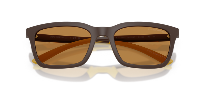 Emporio Armani EA4249U in Matte Brown - Alternate View