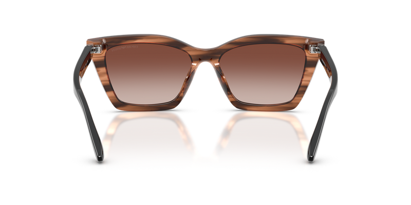 Emporio Armani EA4250U in Shiny Striped Brown - Alternate View