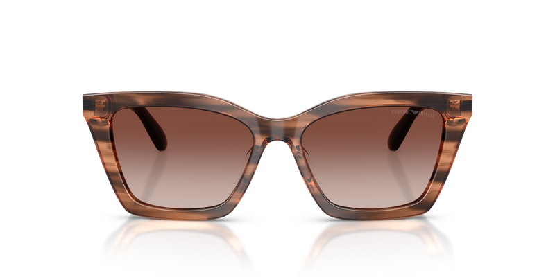 Emporio Armani EA4250U in Shiny Striped Brown - Alternate View
