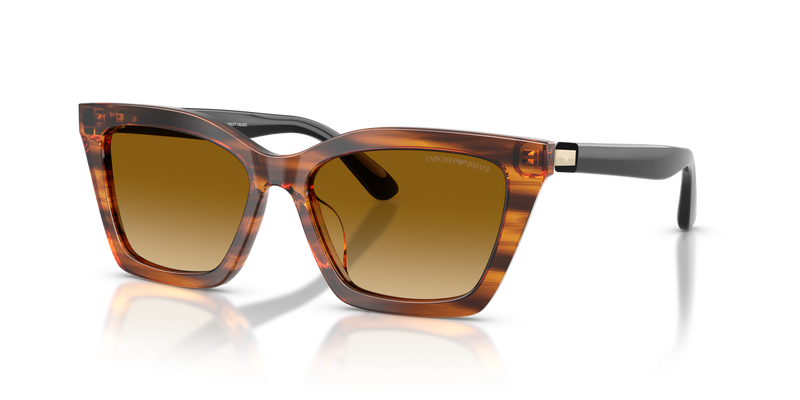 Emporio Armani EA4250U in Shiny Striped Yellow - Alternate View