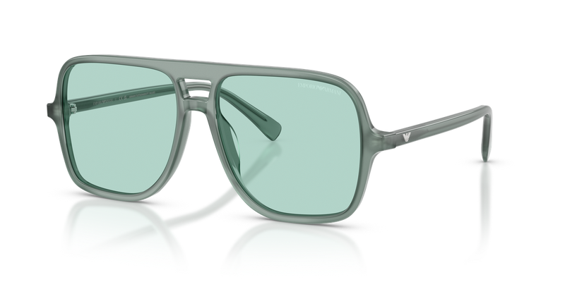 Emporio Armani EA4252U in Shiny Opaline Light Blue - Front View