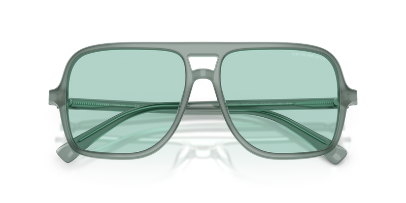 Emporio Armani EA4252U in Shiny Opaline Light Blue - Side View