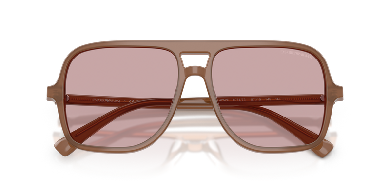 Emporio Armani EA4252U in Shiny Opaline Light Brown - Alternate View