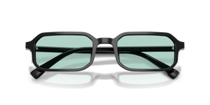 Shiny Black / Light Azure (501765)