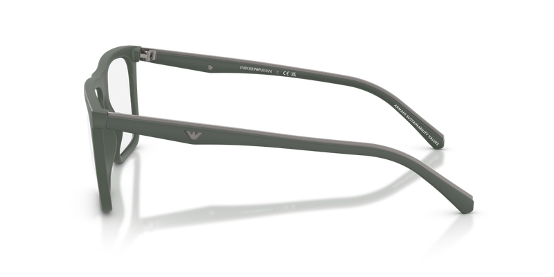 Emporio Armani EA4258F in Matte Green / Clear (63121W) - Alternate View