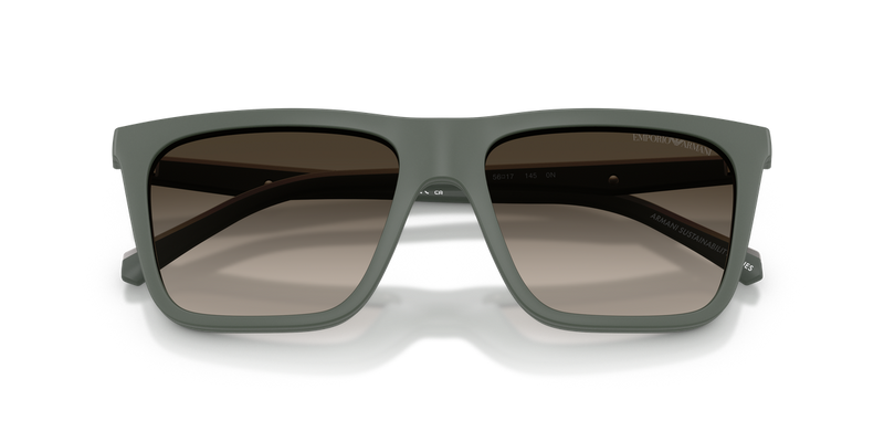 Emporio Armani EA4258F in Matte Green / Clear (63121W) - Alternate View