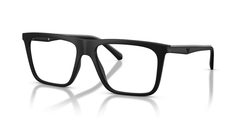 Emporio Armani EA4258 in Matte Black / Clear (50011W) - Front View