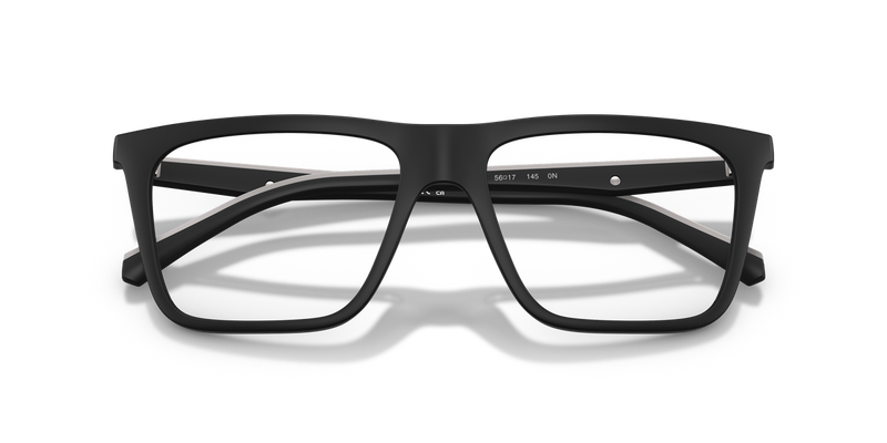 Emporio Armani EA4258 in Matte Black / Clear (50011W) - Side View
