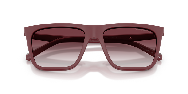 Emporio Armani EA4258 in Matte Bordeaux / Clear (52611W) - Alternate View