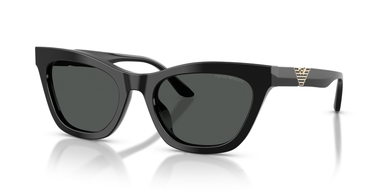 Emporio Armani EA4259U in Shiny Black / Dark Grey (501787) - Front View
