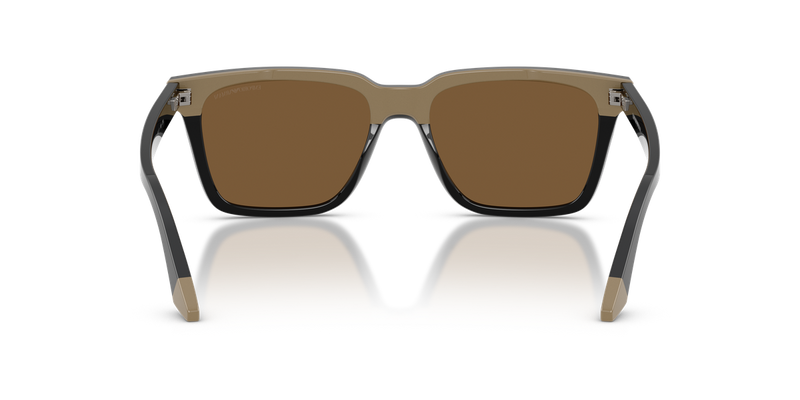 Emporio Armani EA4260 in Black/Beige / Brown (631373) - Temple Detail