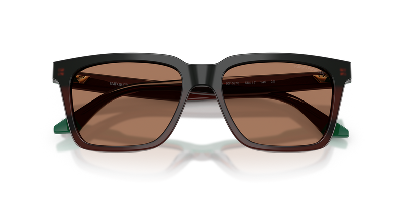 Emporio Armani EA4260 in Opaline Brown/Green / Brown (631573) - Alternate View
