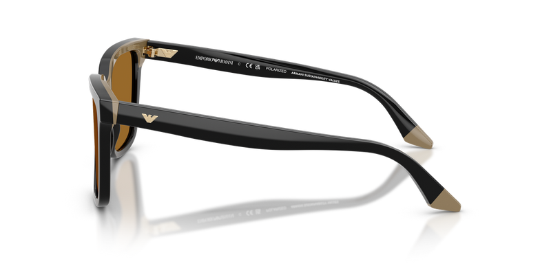 Emporio Armani EA4261 in Black/Beige / Polarized Brown (631383) - Alternate View