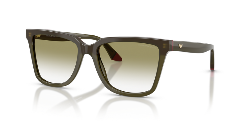 Emporio Armani EA4261 in Opal Green/Bordeaux / Clear Gradient Green (6316W0) - Alternate View