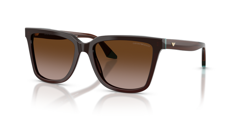 Emporio Armani EA4261 in Transparent Brown/Teal / Brown Gradient (631813) - Alternate View