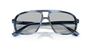 Striped Dark Blue / Light Grey (632787)