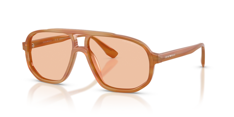 Emporio Armani EA4263U in Striped Light Brown - Alternate View