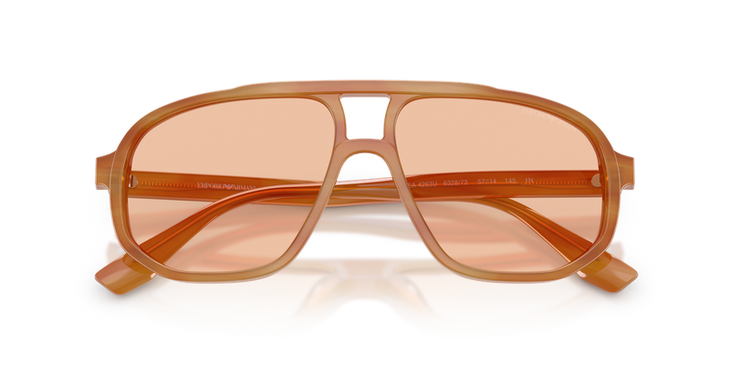 Emporio Armani EA4263U in Striped Light Brown - Alternate View