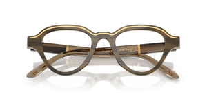 Brown On Striped Beige / Clear (63381W)