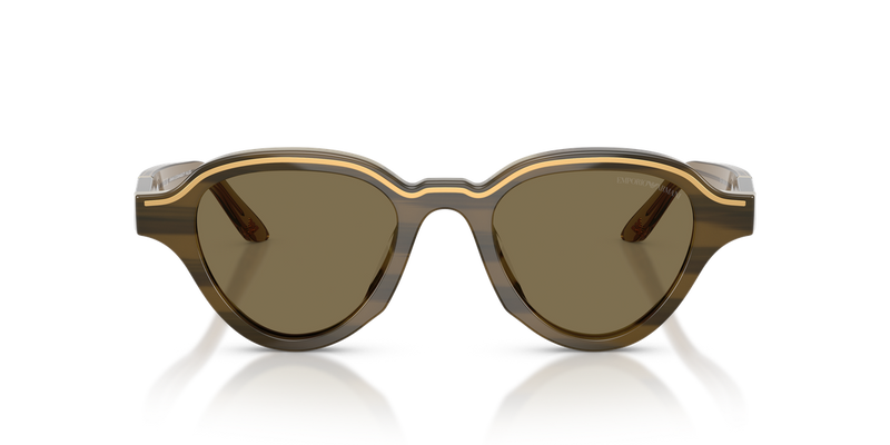 Emporio Armani EA4264U in Brown On Striped Beige - Alternate View