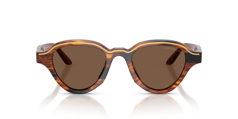 Emporio Armani EA4264U in Striped Dark Brown - Alternate View