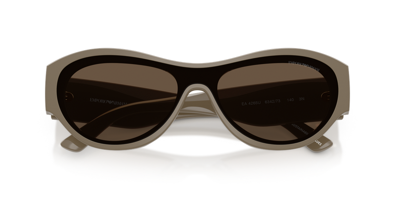 Emporio Armani EA4265U in Crystal/Cola/Lime / Solid Brown (634273) - Alternate View