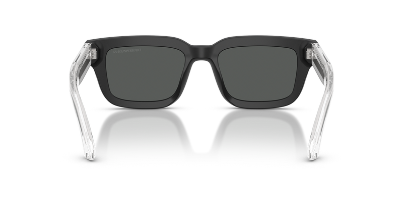Emporio Armani EA4270F in Matte Black - Temple Detail