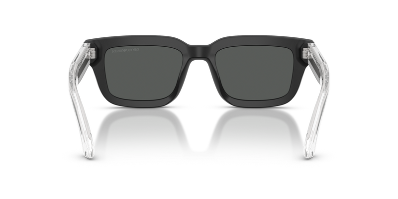 Emporio Armani EA4270 in Matte Black / Dark Grey (500187) - Temple Detail