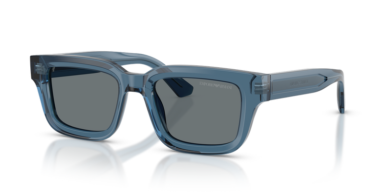 Emporio Armani EA4270 in Shiny Transparent Blue / Dark Blue (636280) - Alternate View