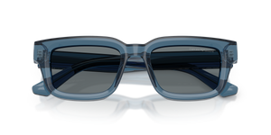 Shiny Transparent Blue / Dark Blue (636280)