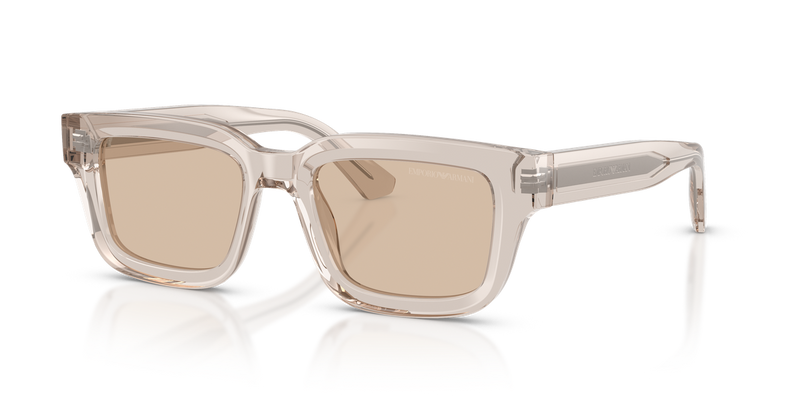 Emporio Armani EA4270 in Shiny Transparent Tundra / Light Brown (636393) - Alternate View