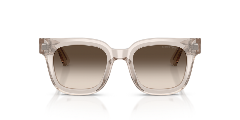 Emporio Armani EA4271 in Shiny Transparent Tundra / Light Brown Gradient Grey (63630A) - Alternate View