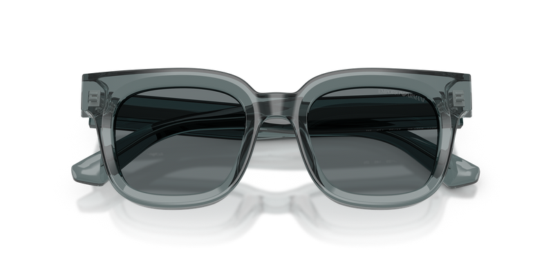 Emporio Armani EA4271 in Shiny Transparent Grey / Dark Blue (636480) - Alternate View